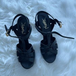 YSL platform heels